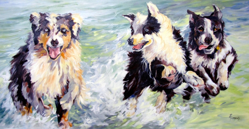 Afternoon Romp by artist Rae Andrews